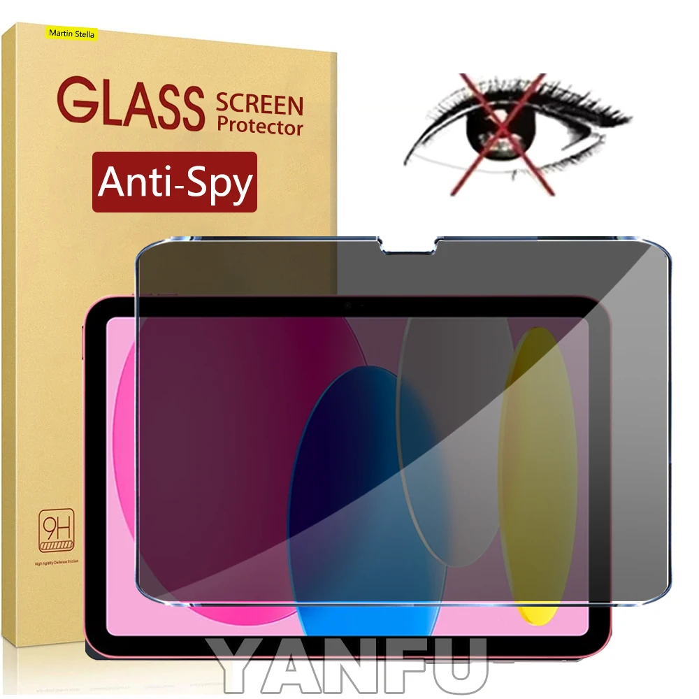 

Anti-Spy Screen Protector For iPad 11th 10th 9th Generation 8th 7th Mini 7 6 Privacy Tempered Glass On iPad Air 11 5 Pro 13 12.9