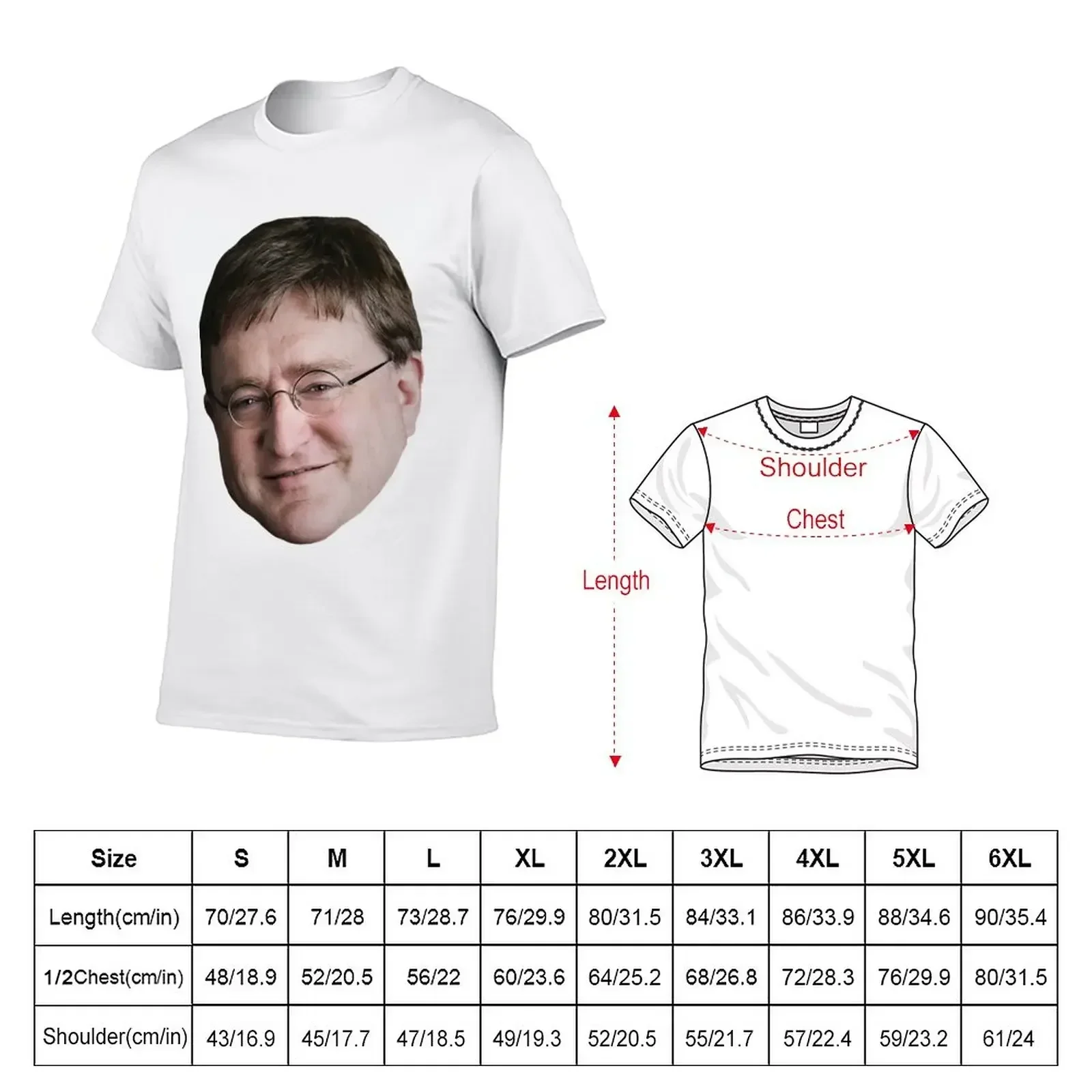 Gaben - Gabe Newell Meme T-Shirt customs design your own korean fashion sublime men t shirt