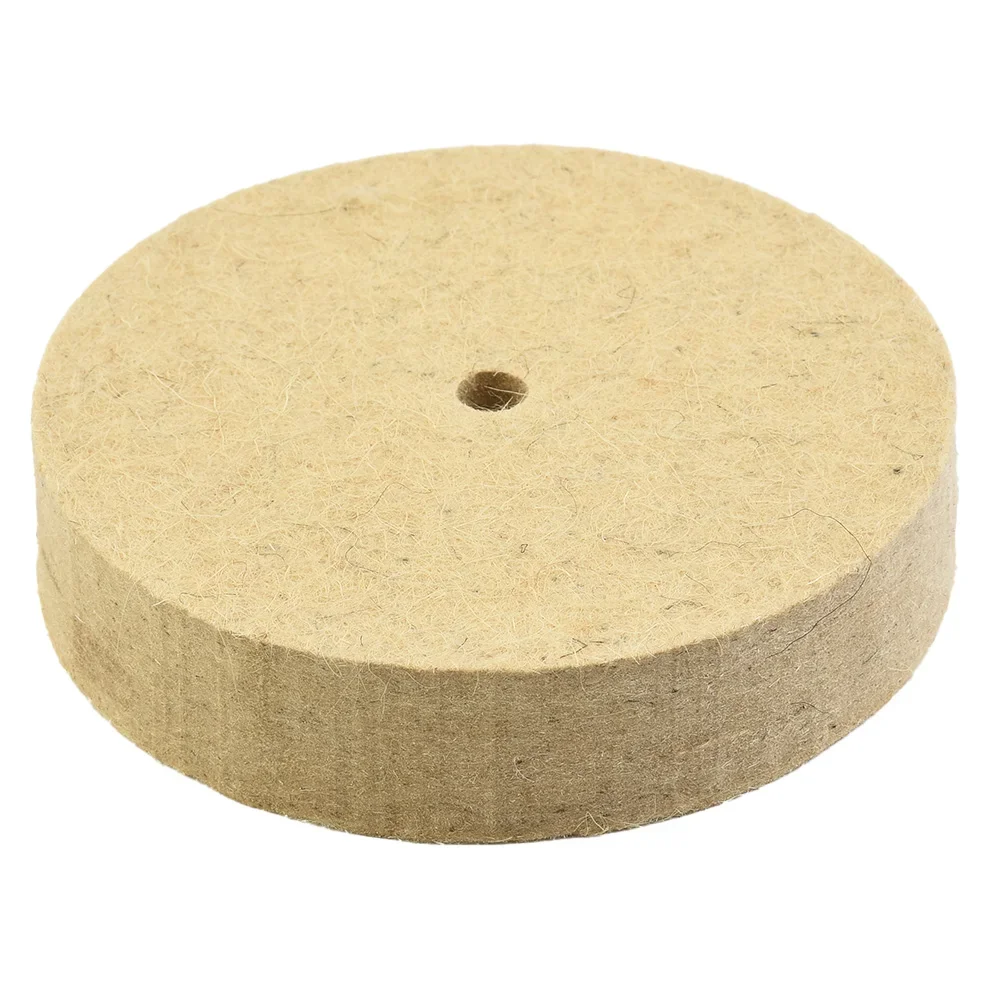 5In Wool Felt Polishing Wheel 125mm White Grinding Wheel Buffing Pad felt For Polishing Of Stainless Steel Grinder Rotary Tool