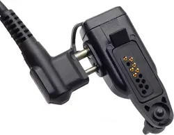 Earpiece Audio Adapter to Headset PTT Speaker for Motorola GP344 GP388 GP328Plus GP688 EX500 EX560 to Moto 2 Pin Connector