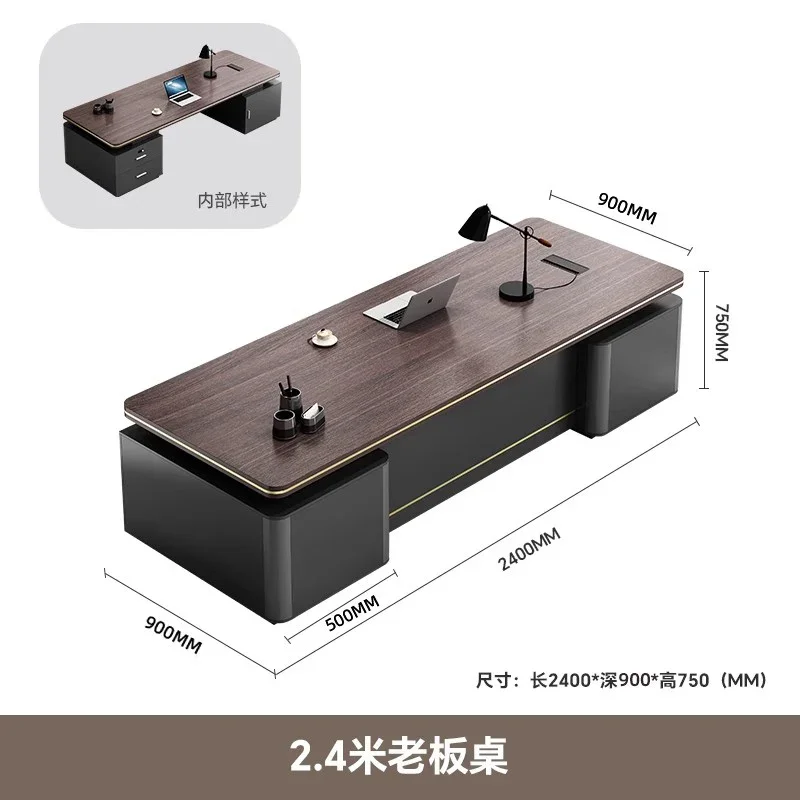 Organizador De escritorios para habitación, accesorios De decoración, gabinete De ordenador, silla, Mesa De jefe, Mesa De Chambre, muebles De escritorio verticales