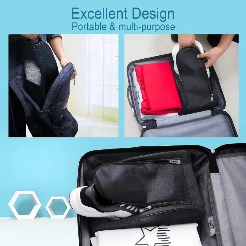 حقيبة أحذية كرة القدم المحمولة، حقيبة تخزين للسفر، ملحقات الجري، حقيبة أحذية كرة السلة لكرة الجولف للرجال والنساء والأولاد والبنات