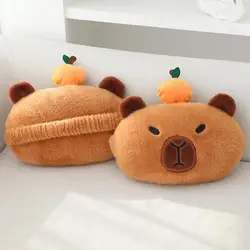 Car Headrest Pillow Animal Capybara Shoulder Pads Cute Animal Headrest Pillow Automotive Seat Belt Pads For Boys And Girls