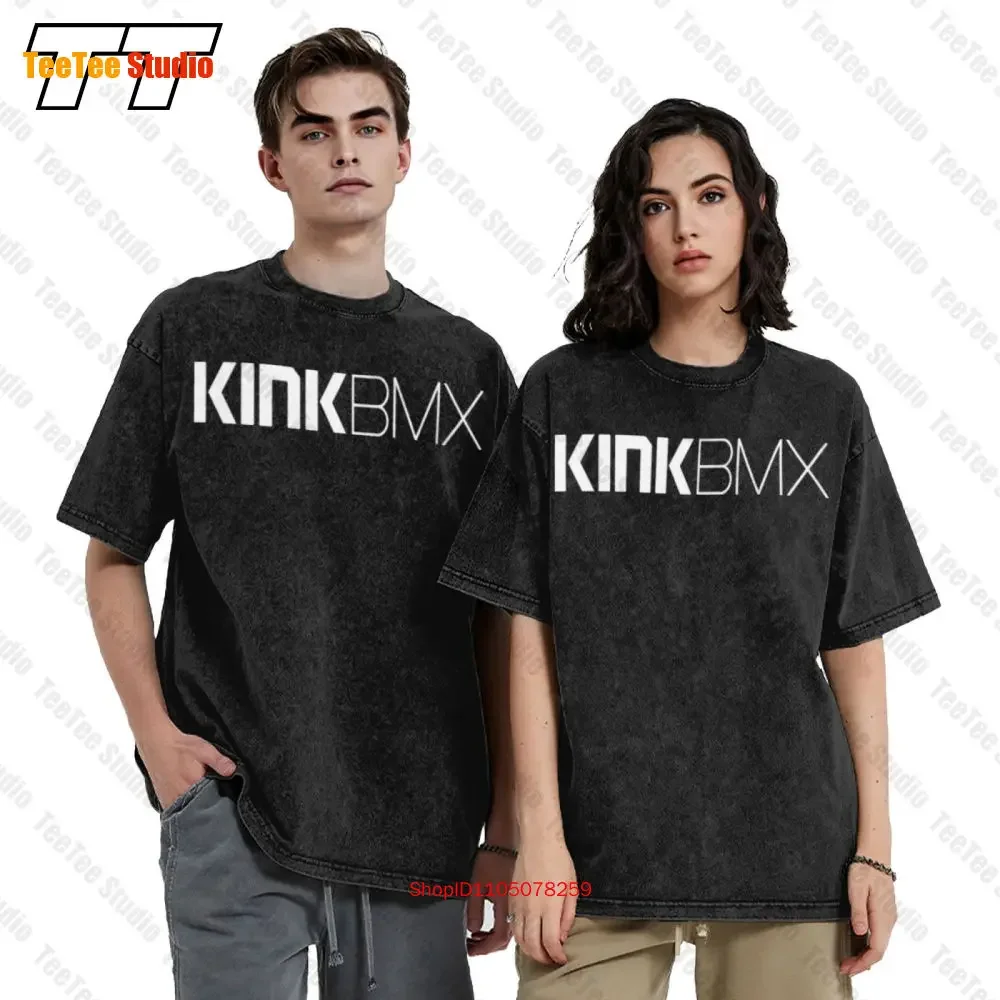 Kink Bmx Bikes Logo Forks Bars Cranks Frames Bicycle Vintage Oversized T-Shirt S20T