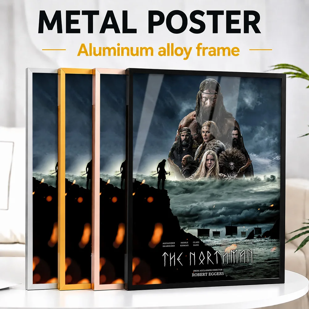 The Northman Movie Framed Metal Print Customized Screen Tribute Wall Art A Unique Gift For Story Lovers To Display In Theater