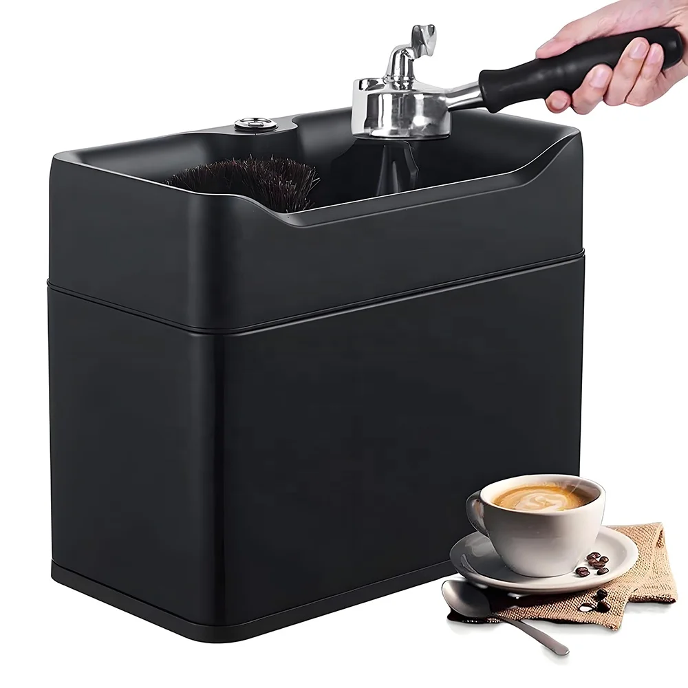 3L 6L 16L Multi-color Electric Coffee Grounds Knock Box Machine Professional Commercial Automatic Espresso Portafilter Cleaner