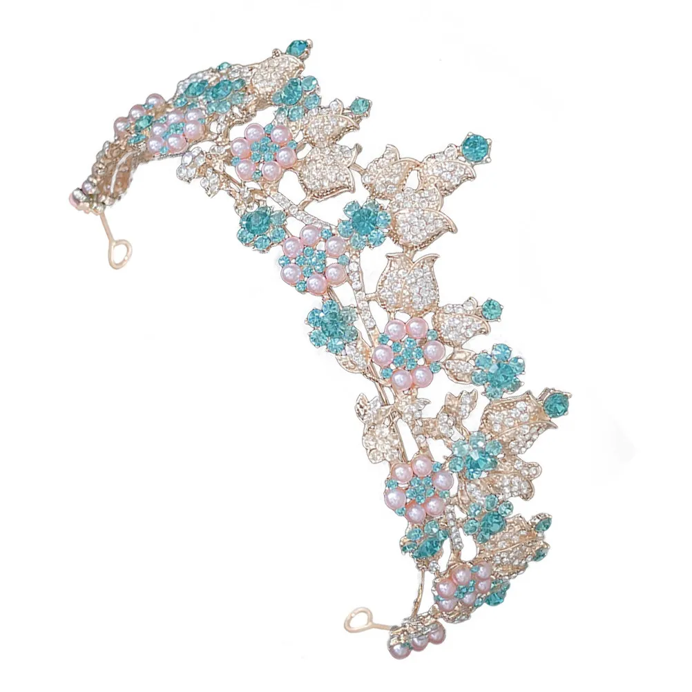 

Роскошная свадебная корона-ободок со сверкающими стразами для свадебной церемонии, выпускного вечера, вечеринки, женские тиары и короны