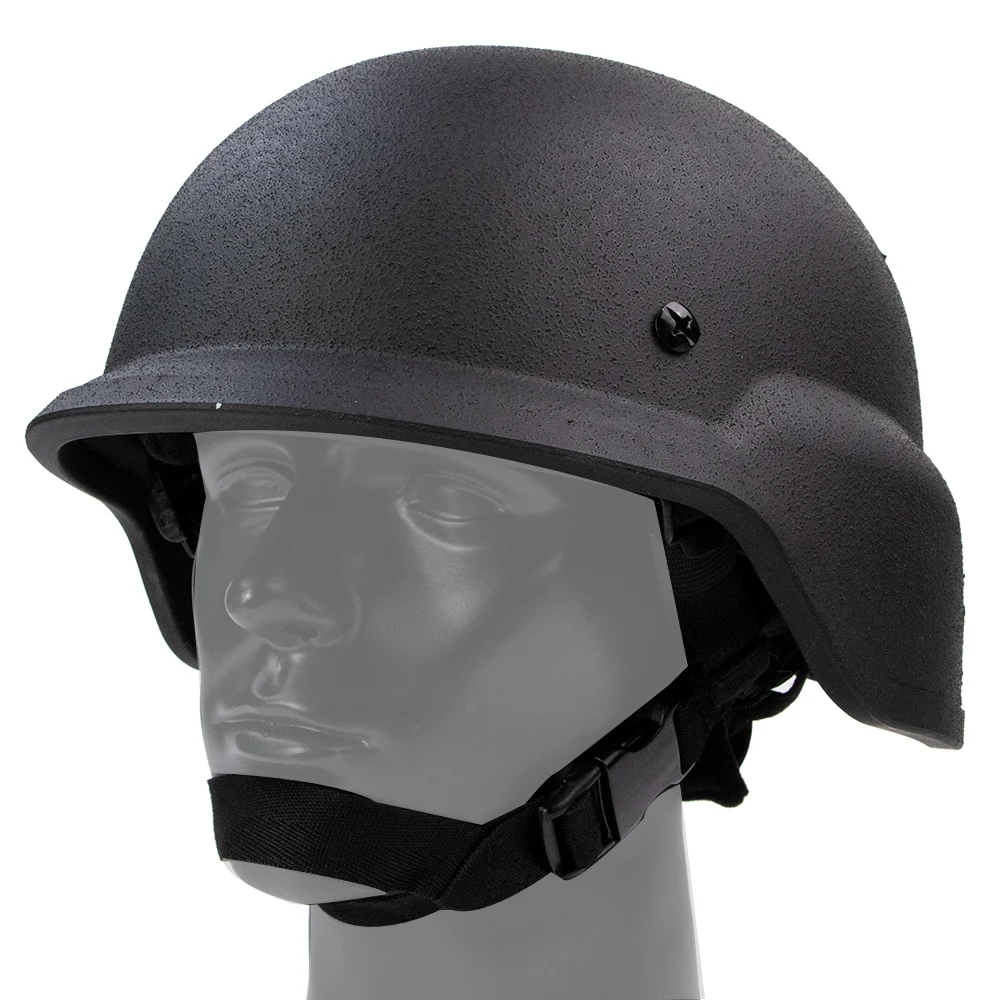 Casco táctico M88 militar – Protección facial acero negro 56-60cm