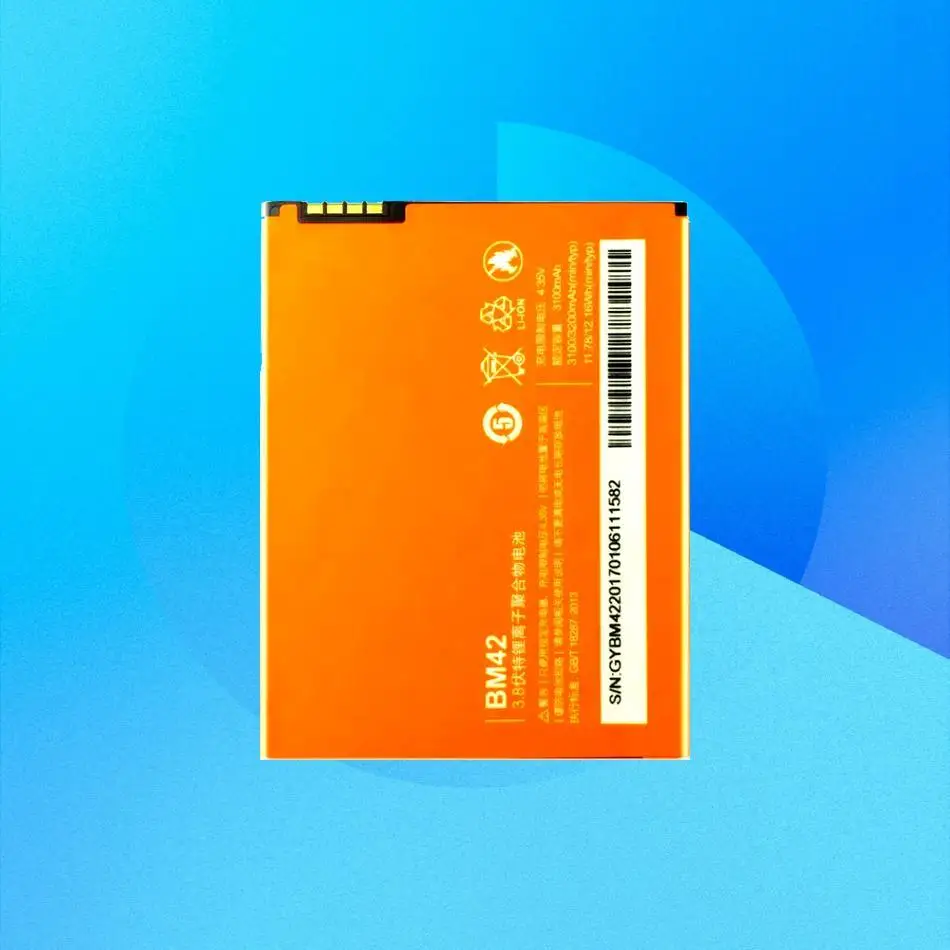 

For Xiaomi Redmi Note 1 Mobile Phone Battery 3200Mah Safe Long-Lasting Performance BM42