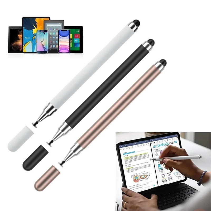 2 in 1 Universal Stylus Pen Capacitive Screen Touch Pen For Tablet Android IOS Phone iPad Drawing Touch Screen Pen Accessories