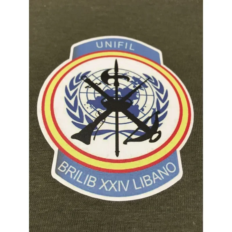 Legión Extranjera Esxta BRILIB XXIV LIBANO Мужские футболки с коротким рукавом Повседневные рубашки из 100% хлопка Размер S-3XL