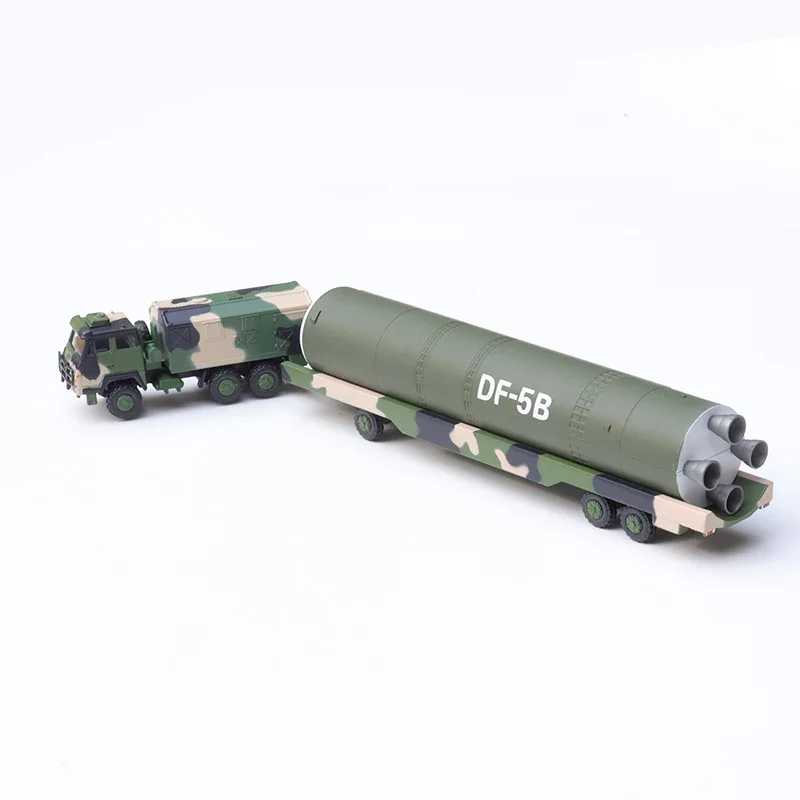 Tuoyi Xcartoys Alloy Car Model Car Toy Dongfeng-5B Nuclear Missile Carrier 1/100 Model Kids Xmas Gift Toys for Boys