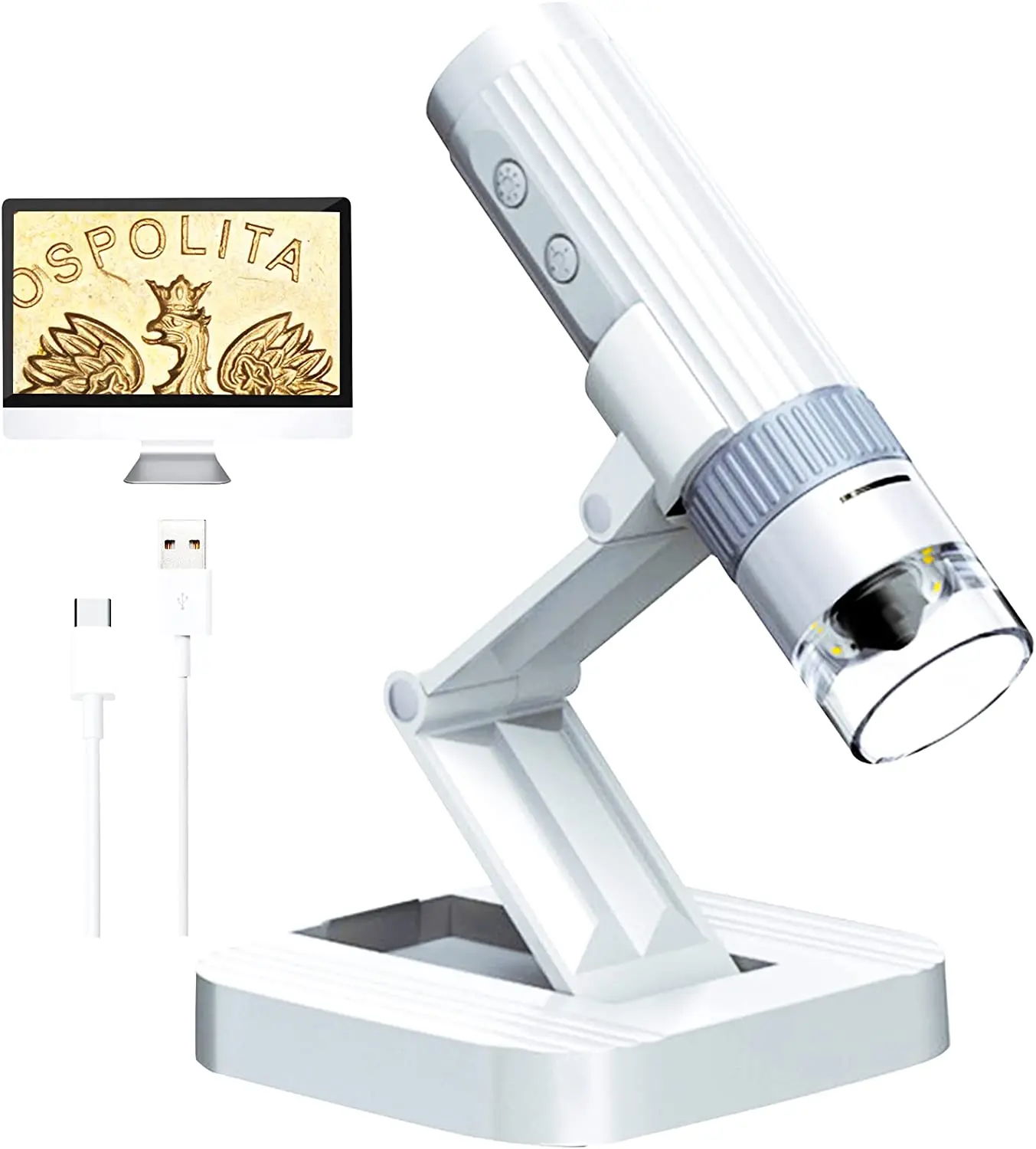 2023 Digital Microscope HD 1080P LED USB WiFi Microscope Mobile Phone Microscope Camera for Smartphone PCB Inspection Tools