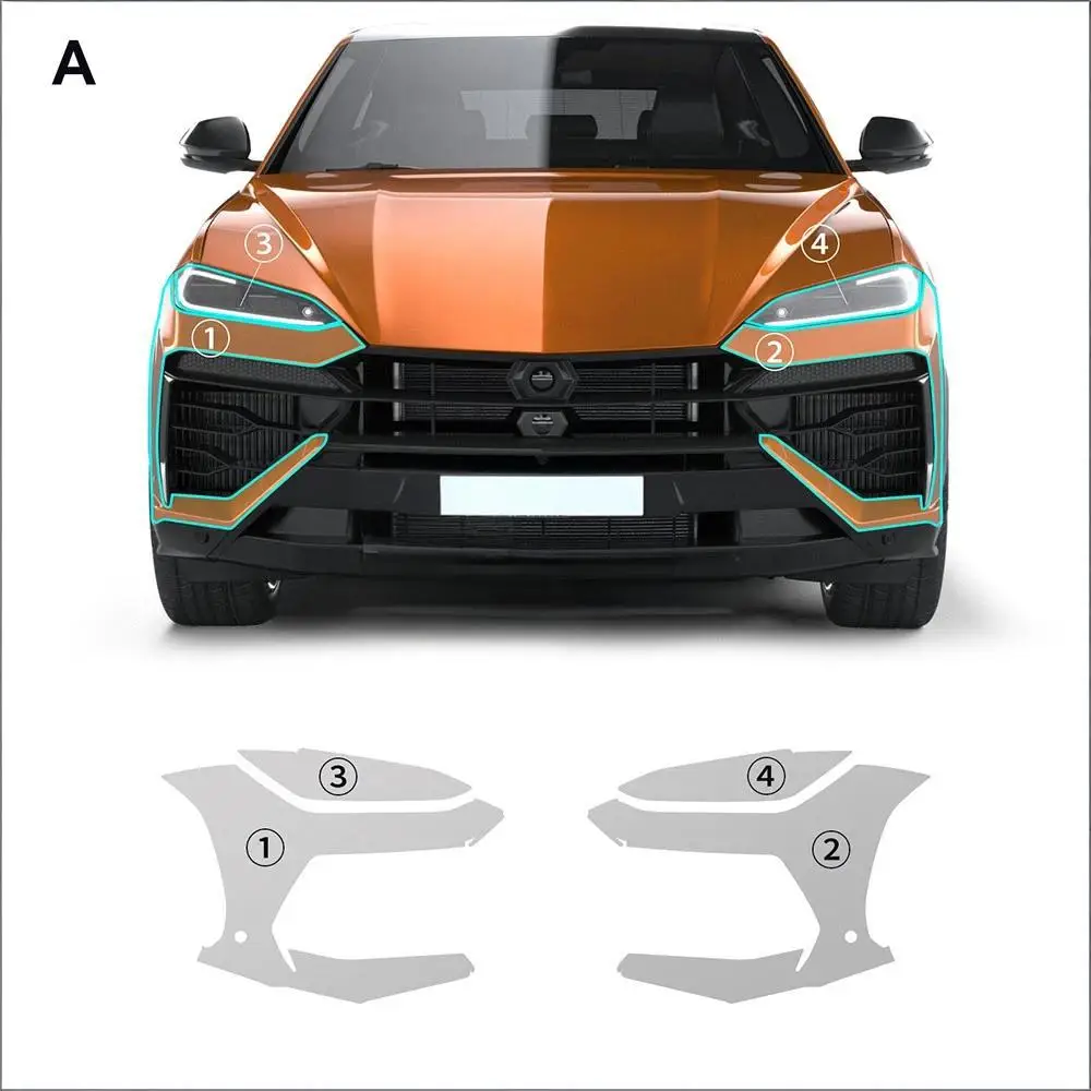 

Защитная пленка из ТПУ 8,5 мил для Lamborghini URUS SE 2024-2025, предварительно вырезанный комплект PPF, прозрачная защита кузова автомобиля, устойчивая к царапинам