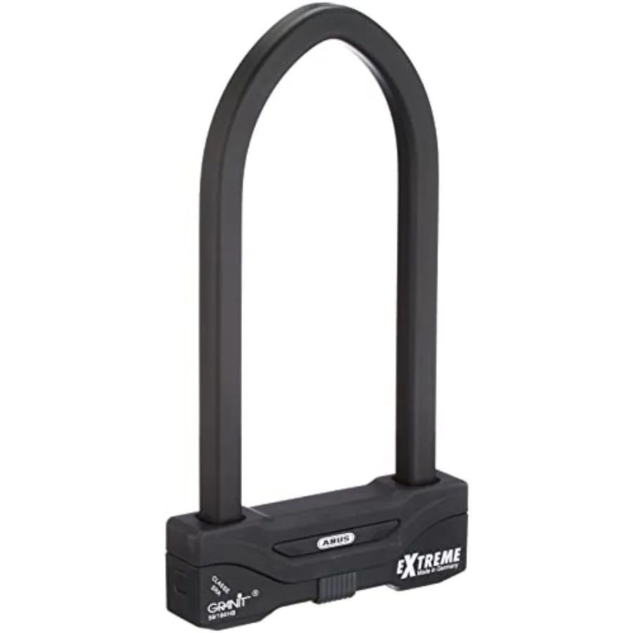 

Велосипедный замок Abus Granit Extreme 59 U-Lock, 10 дюймов, 16 мм, стальной, черный, прочный, с высокой степенью защиты от кражи