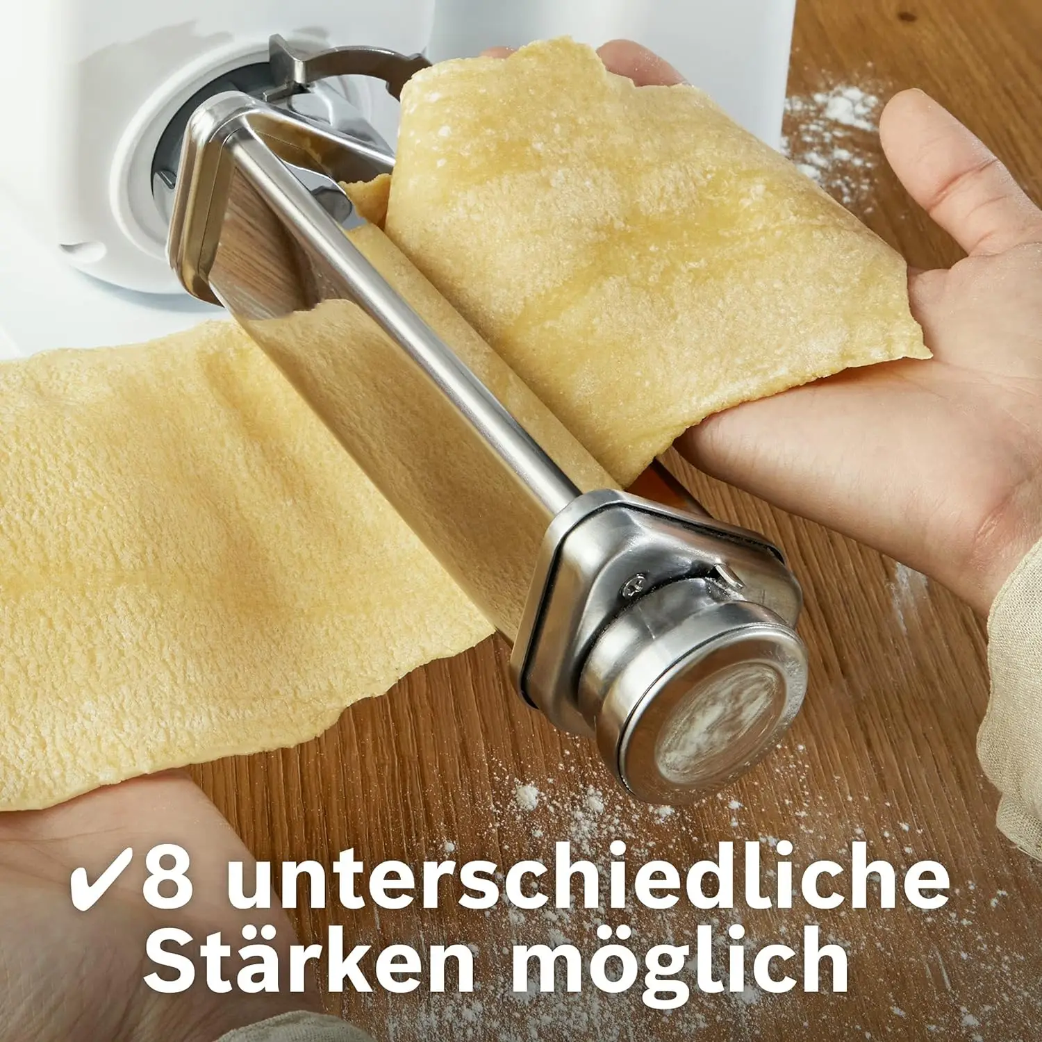 2024 Pasta Roller Attachment Kitchen Mixer MUM2&$4&5, Pasta Sheet Roller, Spaghetti Cutter Maker Accessories