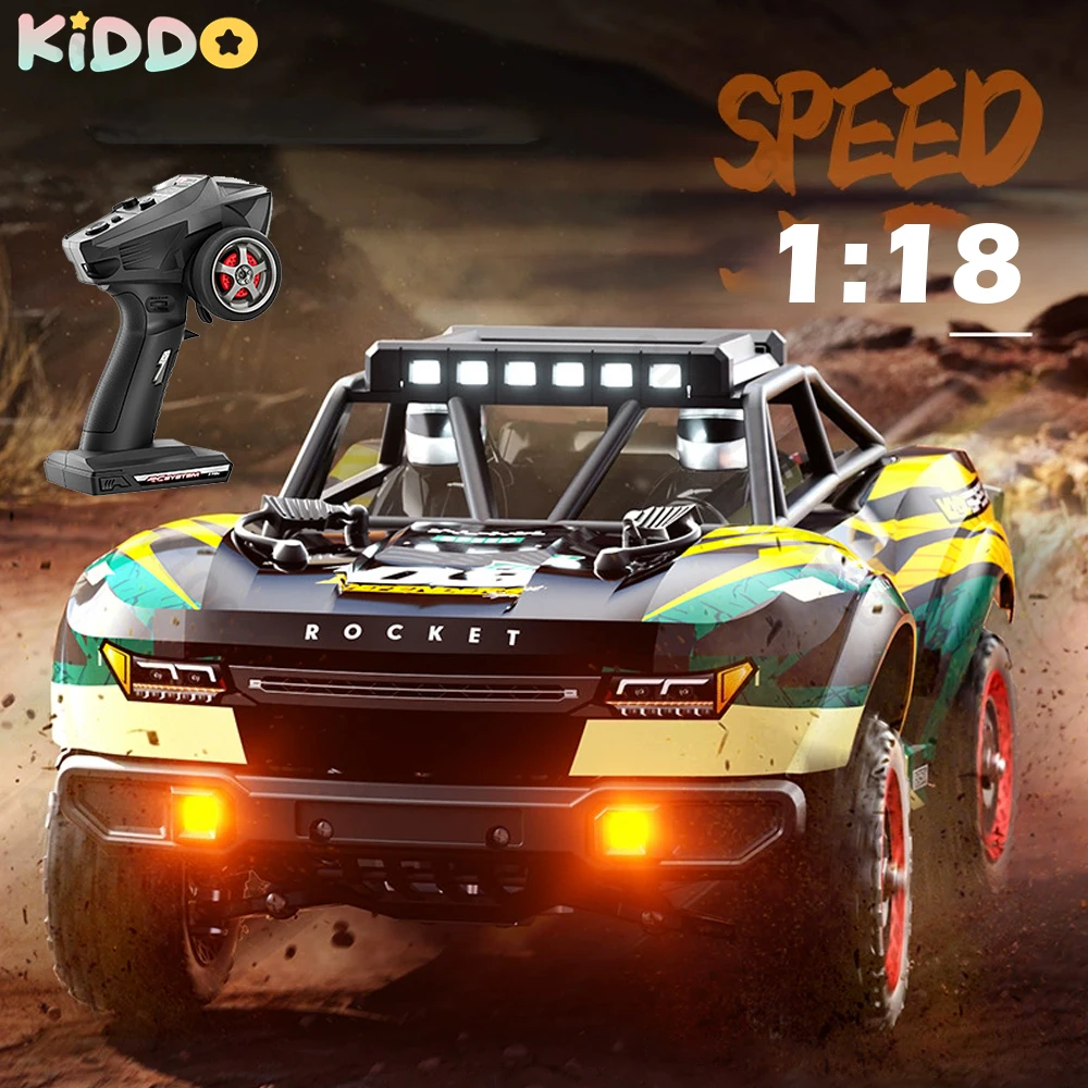 

1/18 Радиоуправляемые автомобили 4WD 50 км/ч Высокоскоростной внедорожный гоночный дрифт-автомобиль Бесщеточная модель альпинизма Игрушечный автомобиль для взрослых Дети Рождество