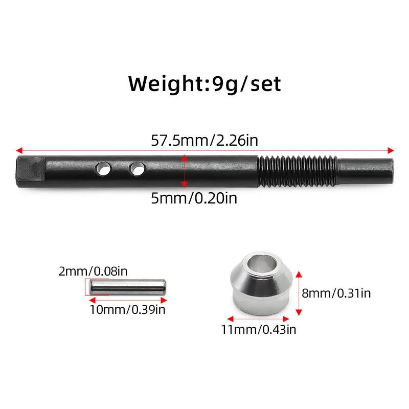 TRAXXAS 1/10  Main Shaft Core-Slipper Clutch Input Shaft w/ Bearing Adapter For Rally SLASH 4X4 Stampede TELLURDE 4X4