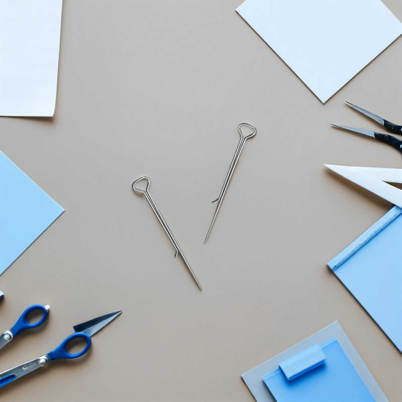 

40pcs Wick Holders Stainless Steel Centering Tool For Diy Making Metal Wick Fixer Stable Support Tealight Oil Lamp