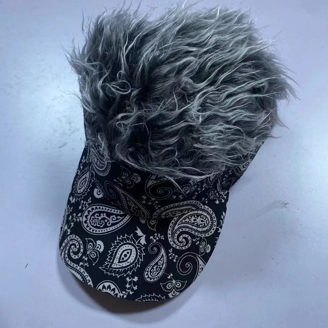 لطيف شعر مستعار قبعة قبعة بيسبول الرجال Snapback قبعة الإناث الذكور أقنعة قبعة الشمس موضة واقية من الشمس قبعة رياضية يتوهم الهيب هوب قبعة