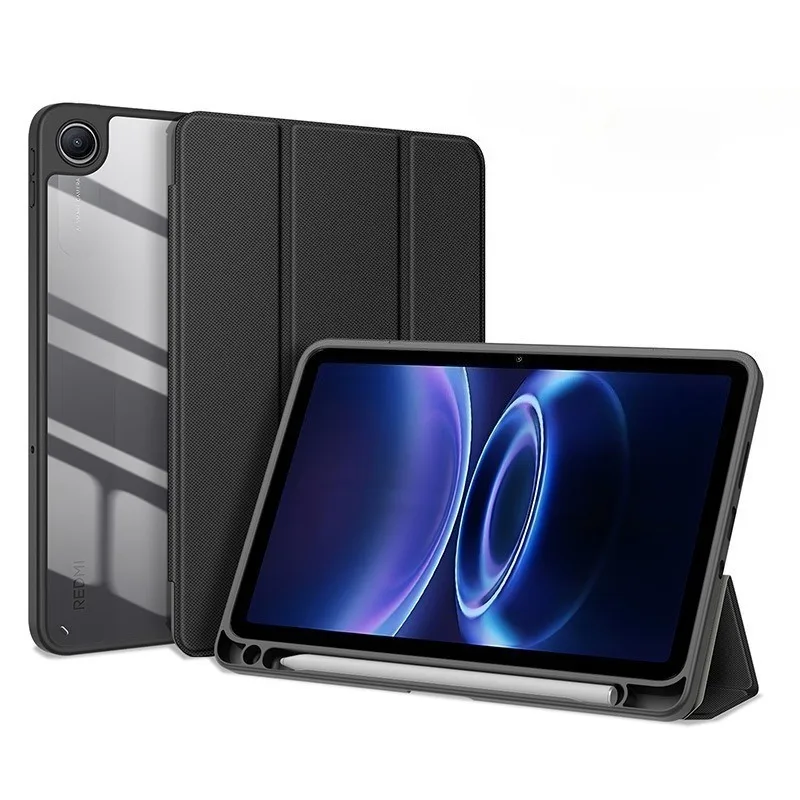 For Xiaomi redmi Pad 2 9.7 Case SE 9.7 inch 2026 with Pencil Holder Smart Cover Funda Magnetic Fold Acrylic Auto Wake/Sleep