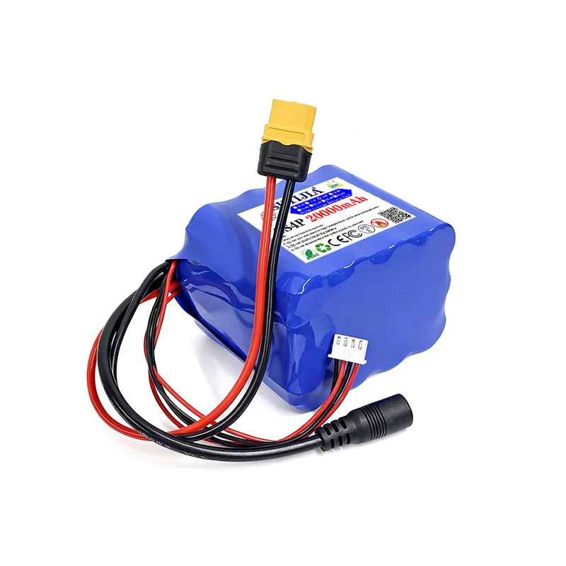 3S4P 12V 20000mAh rechargeable battery 21700 12V 20AH remote control bait boat and net boat lithium ion battery pack