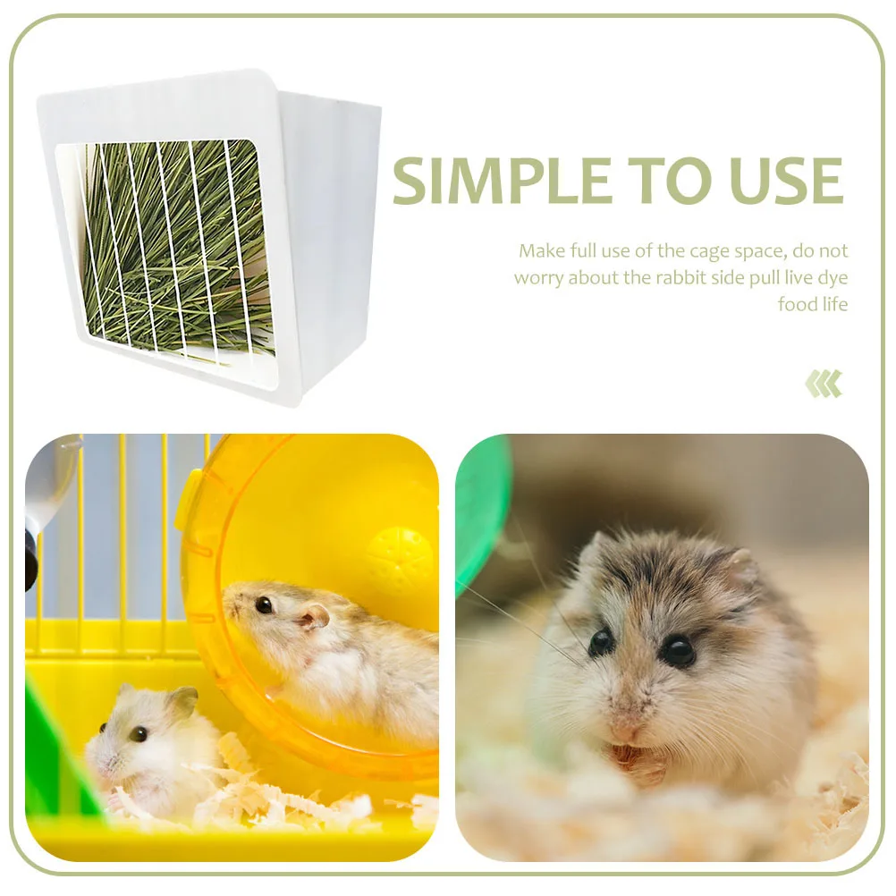 

Guinea Pig Hay Feeder Rabbit Cage Accessory Durable Bunny Hay Rack Storage Holder Small Pets Food Dispenser Pet Supplies