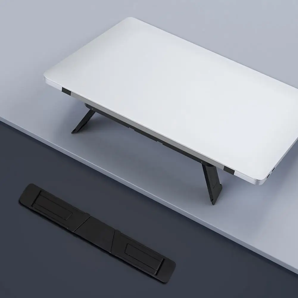 Dobrável Non-Swing Laptop Stand, Suporte Tablet, Suporte Desktop, Fino, Portátil, Calor, Escritório