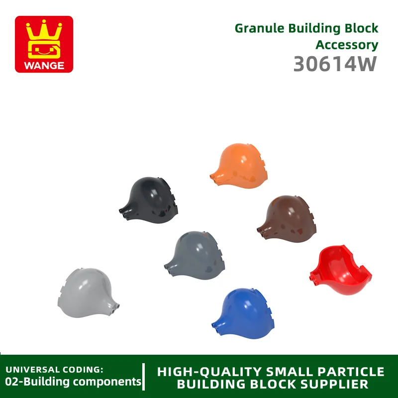 1 pz 30614W semicircolare fortezza Building Blocks accessori MOC compatibile con mattoni giocattoli per bambini confezione regalo