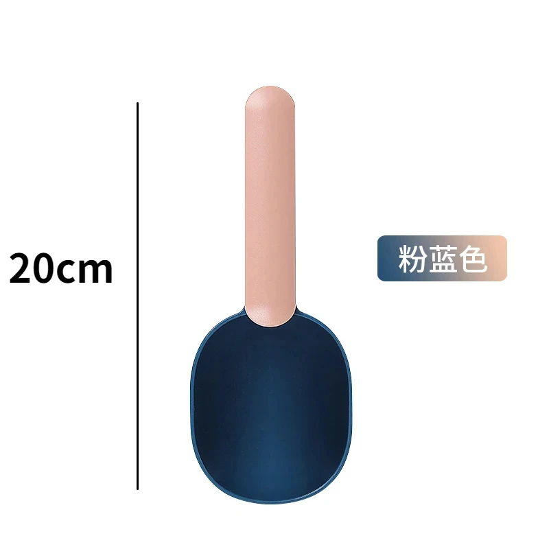 Dog Food Scoop Multifunctional Pet Feeding Spoon with Sealing Clip Grade Plastic Cat Food Dedicated Measuring Spoon