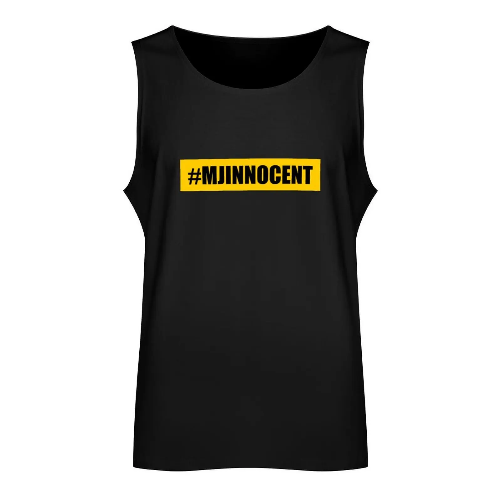 Michael Jackson Is Onschuldige Tanktop Sneldrogende T-Shirt Mouwloos Vest Heren Tops