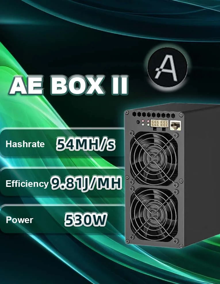 

Jingle Mining Goldshell AE BOX II без блока питания 54Mh/s 530W Aleo Coin Miner ASIC Aleo Miner Low Noise Goldshell ALEO AE BOX 2