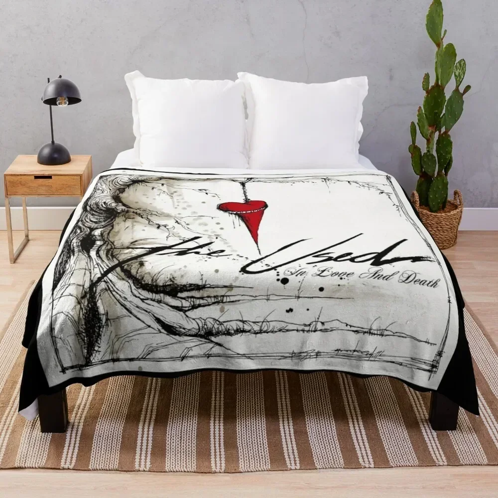 

In love and death Throw Blanket Lightweight Warm Blanket for Travel Camping