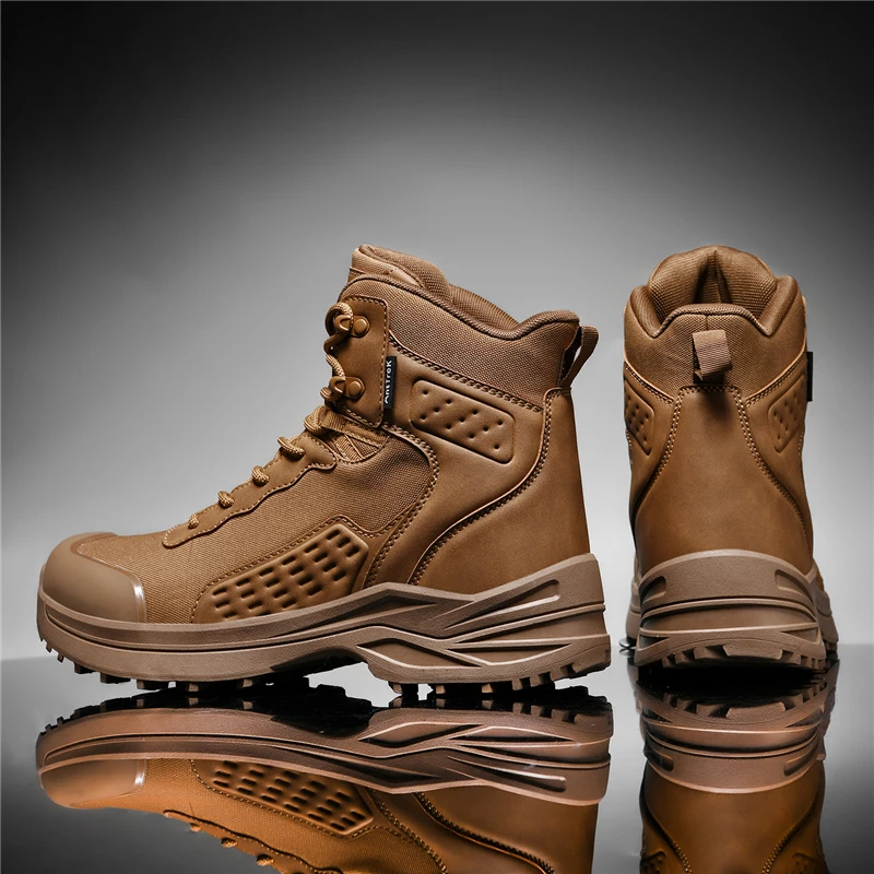Stylish Outdoor Hiking Shoes for Men Quality Hard-wearing Trekking Sneakers Plush Warm Lined Male Footwear  New Arrivals