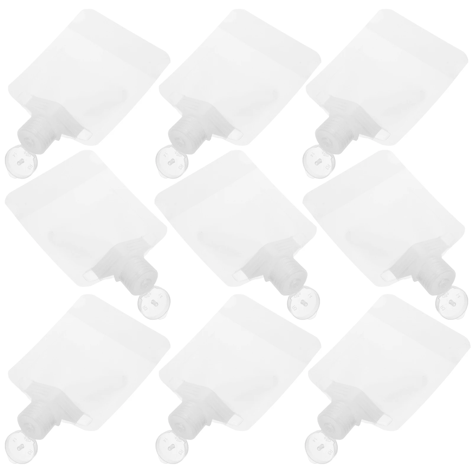 

20pcs 50ml Packing Bags Travel Toiletries Portable Fluid Containers Leakproof Squeeze Pouch Refillable Shampoo Bags