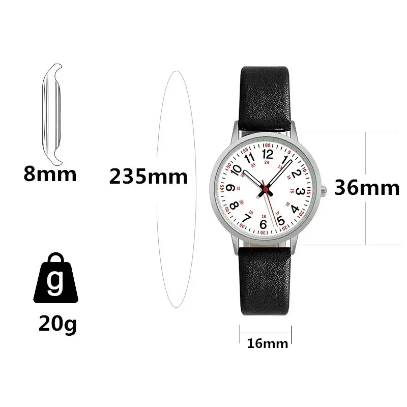 Luminous Women Watch Fashion Casual Leather Belt Watches Simple Ladies' Small Dial Quartz Clock Dress Wristwatches Reloj Mujer