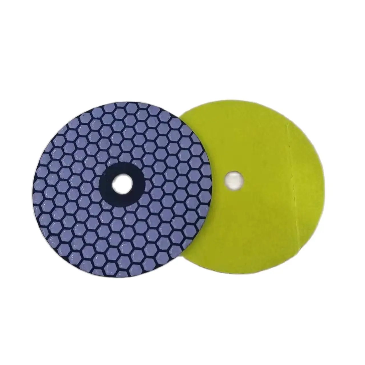 1 Piece 6 lnch 150mm Diamond Dry PoIishing Pads Shaped PoIish Disc For Grinding MarbIe Granite Concrete