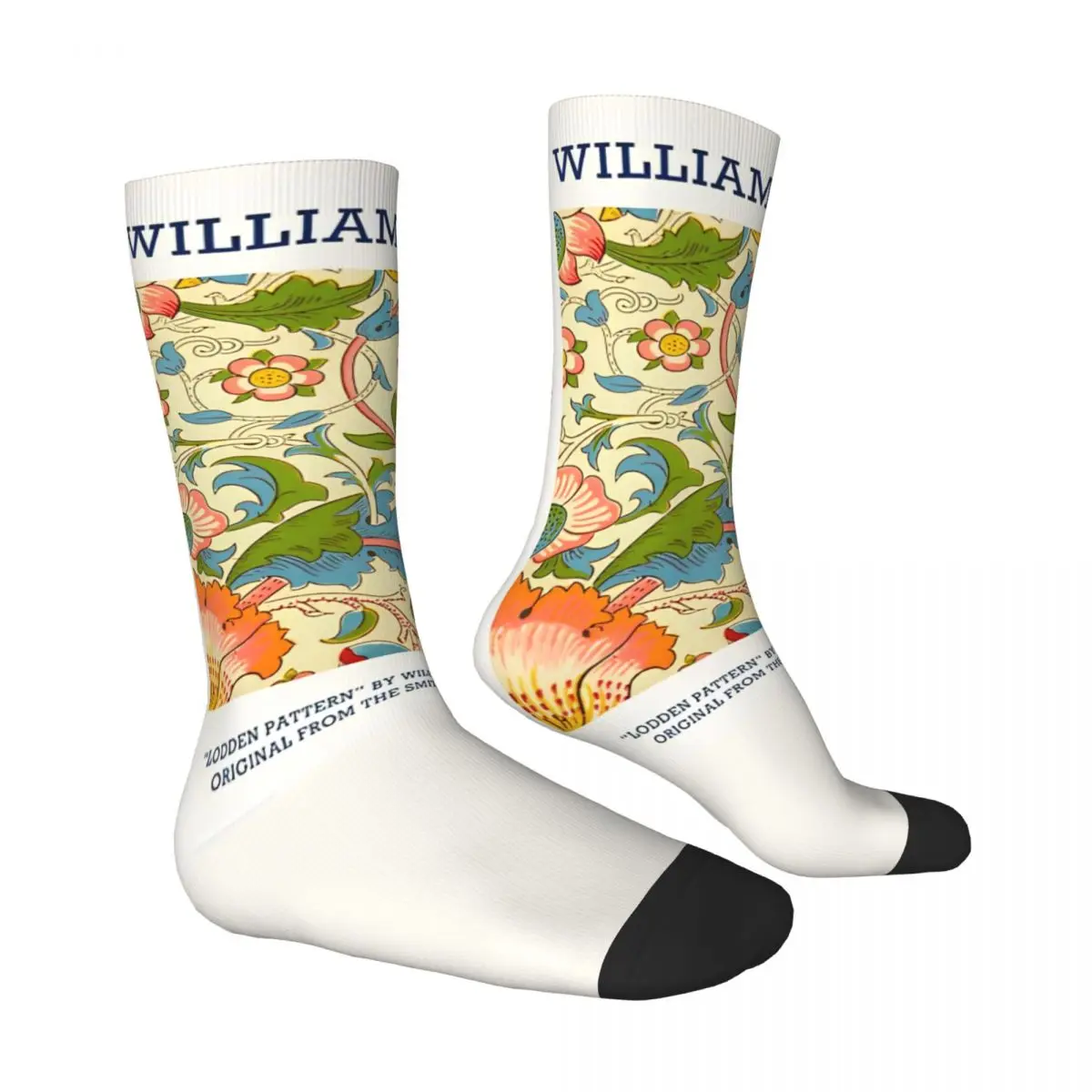 Calzini William Morris HD Lodden Calze divertenti Calzini sportivi da corsa medi morbidi da uomo Calzini antisudore stampati invernali