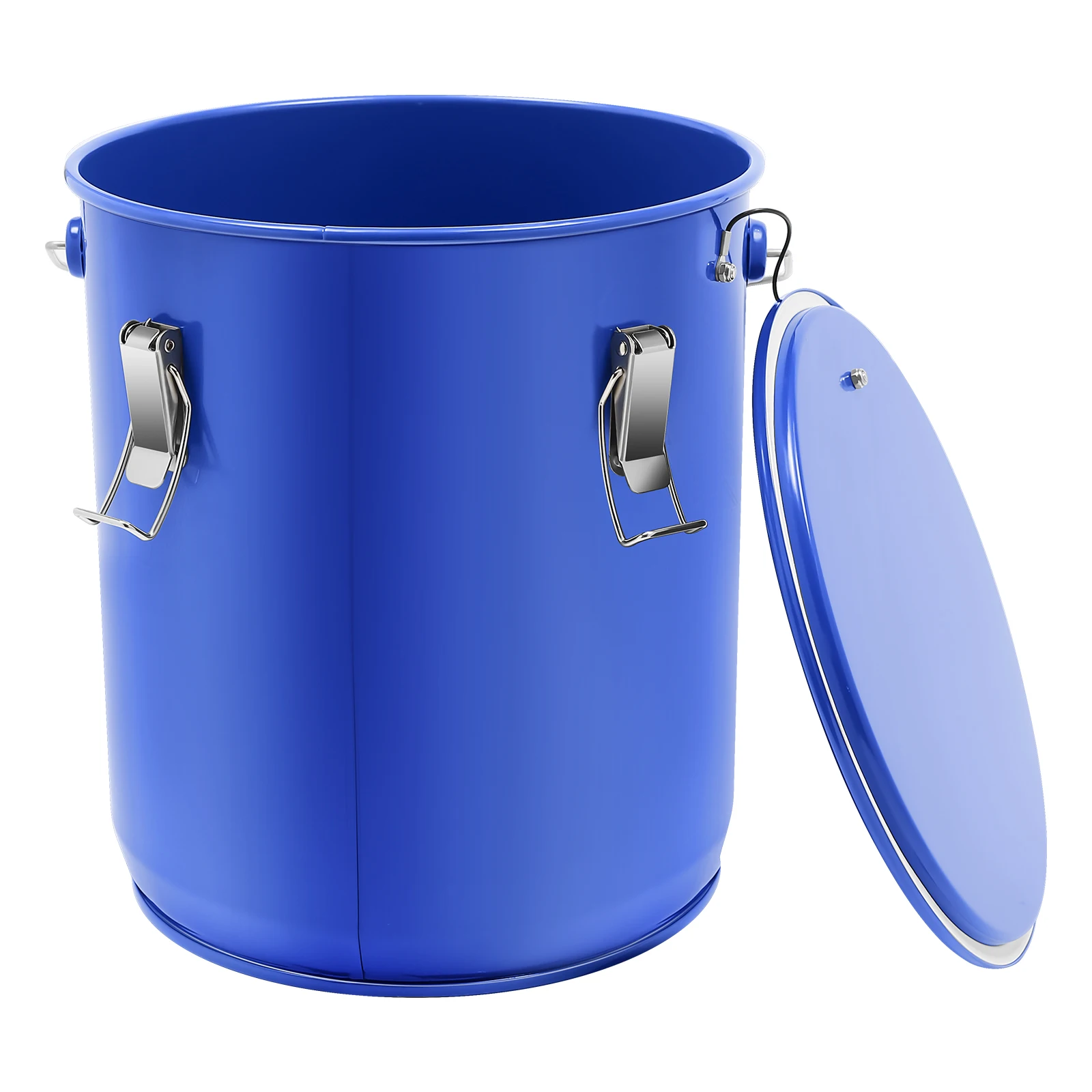 6Gallon Fryer Grease Bucket Blue Oil Bucket Oil Container 22.7L with Filter Bag