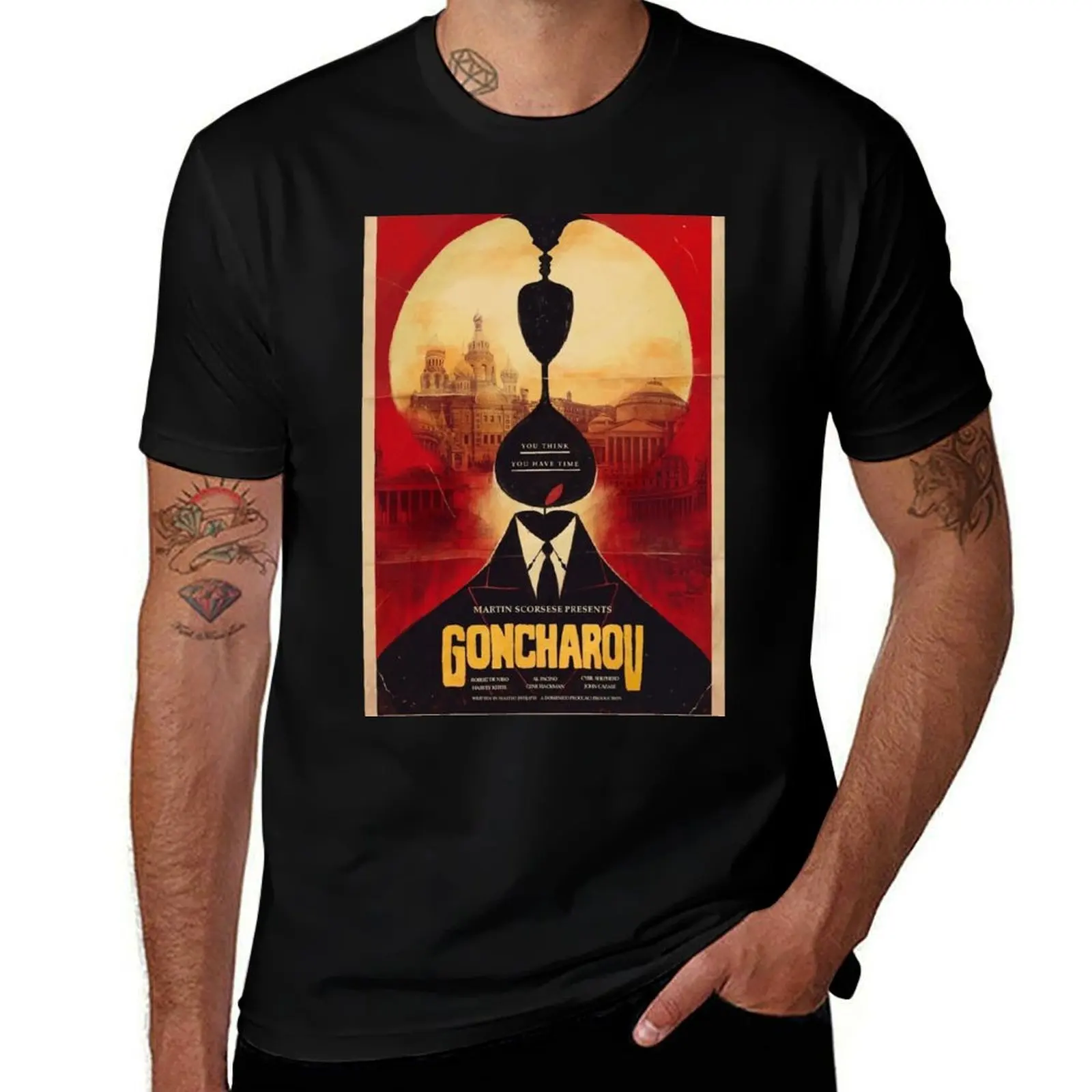 

goncharov T-Shirt Casual Pattern Print Tee Shirt