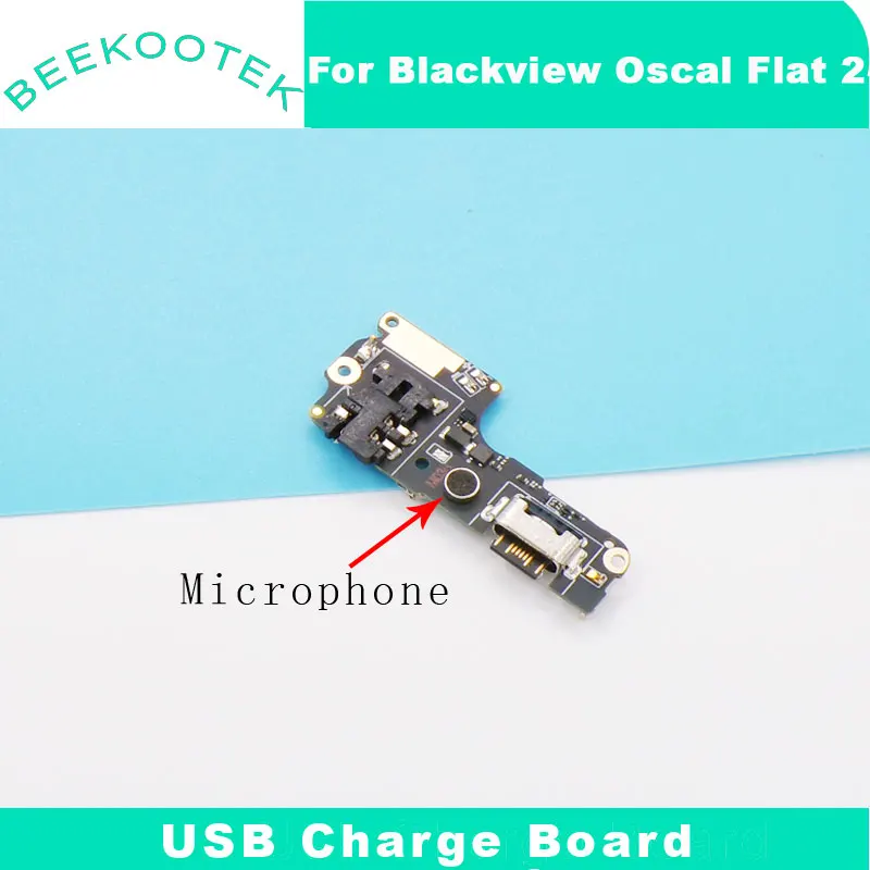 Nuevo Original Blackview Oscal Flat 2 placa USB Base puerto de carga placa de carga micrófono para Blackview OACAL FLAT 2 teléfono inteligente