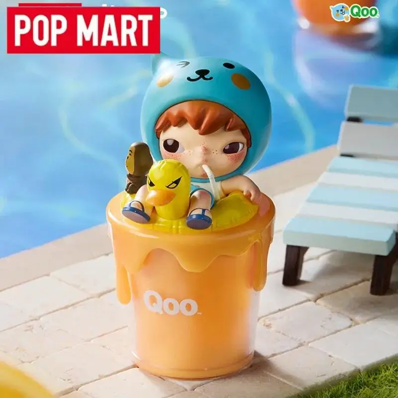 

POP MART Hirono X Qoo Blushing After Drinking Series Blind Box Anime Action Figure Guess Bag Kawaii Model Toy Desktop Decoration