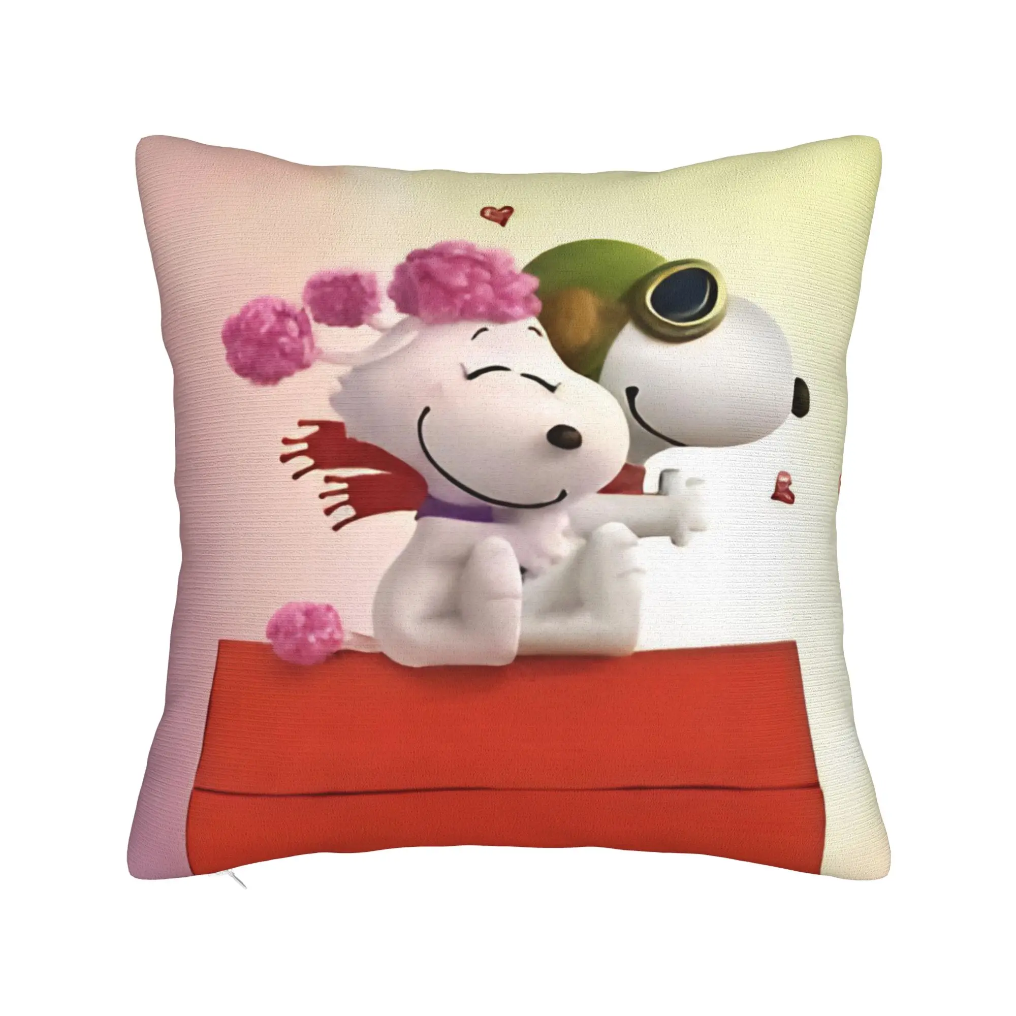S-Snoopys Movie Pillowcase Polyester Cushion Cover Gift Cute Dogs 90s Pillow Case Cover Sofa Dropshipping 18'