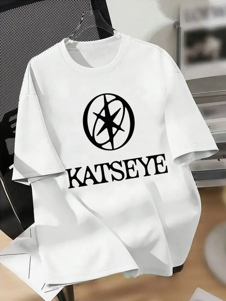 Retro Katseye Beautiful Chaos T-shirt Kpop Tee Gift for Woman Man Fashion Harajuku Kawaii T-shirt Women's Y2K Clothing Tops