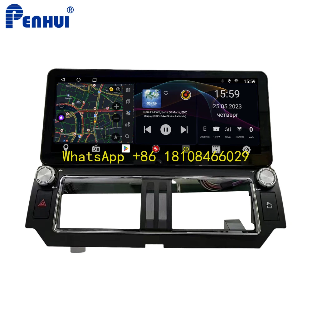 

RedPower Hi-Fi 12.3 Inch Car DVD for Toyota Land Cruiser Prado (2014-2017) DSP Multimedia Player Android 10.0 CarPlay 2 Din