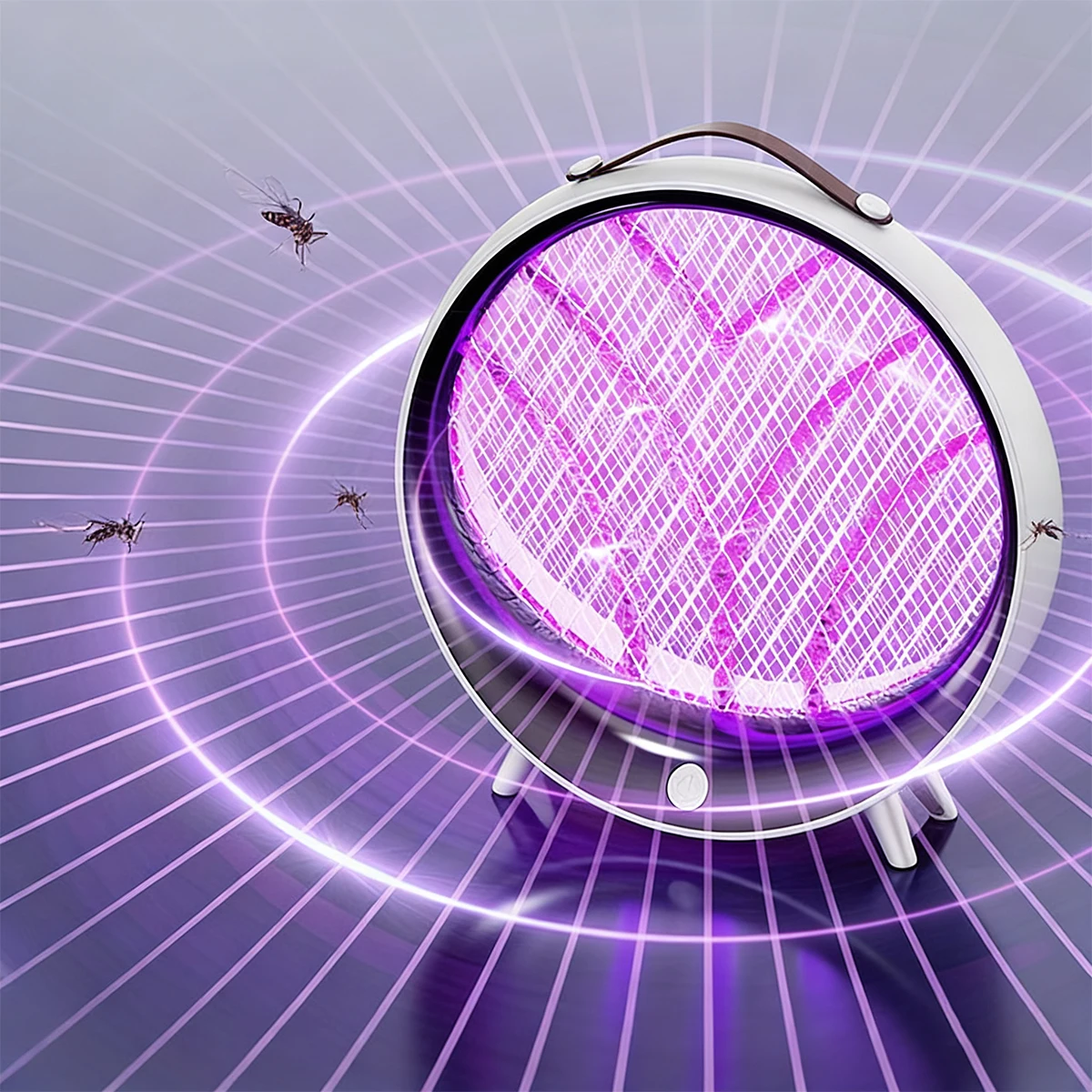 Rechargeable Mosquito Killer Lamp, Outdoor Purple Light Mosquito Trap, Indoor and Outdoor Mosquito Killer Device image 3