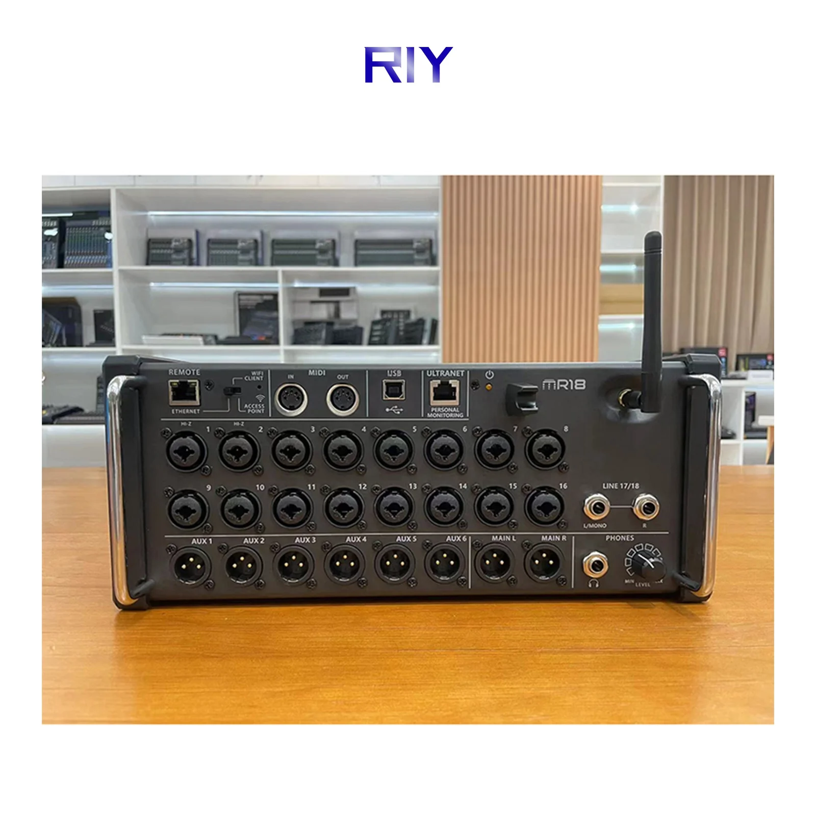 MR18 18 Channel Digital Mixer Console with WIFI Control and App Control