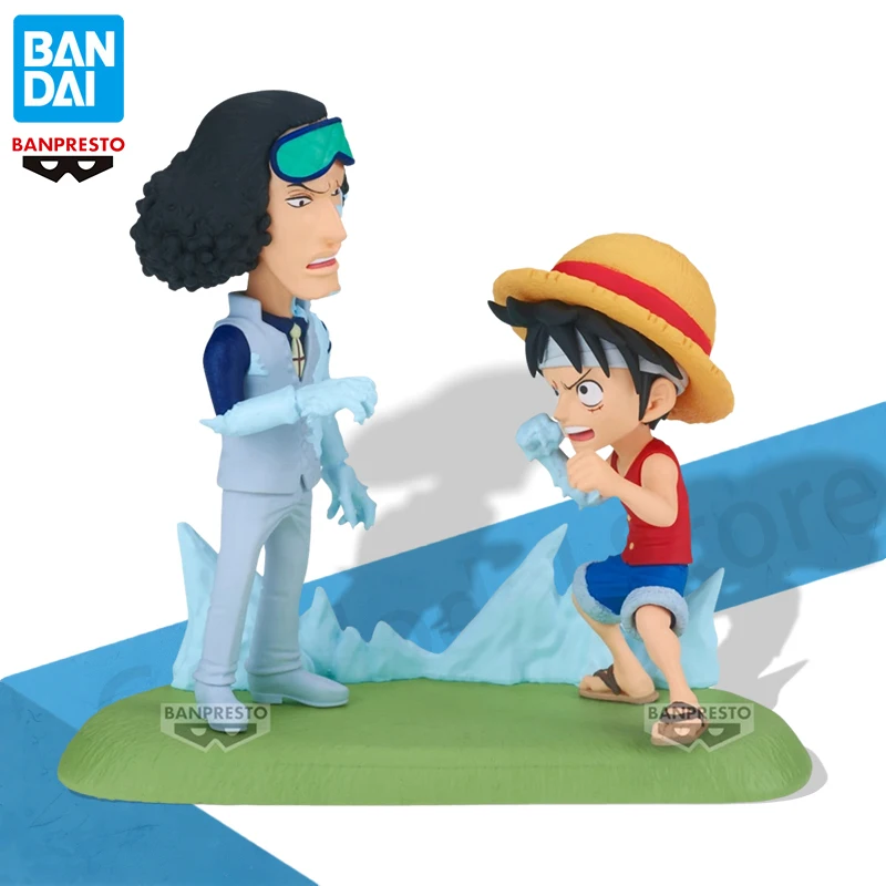 

В наличии BANDAI из натуральной аниме ONE PIECE WCF LOG STORIES Monkey D. Luffy VS Aokiji Kuzan Фигурка Коллекционная модель игрушки в подарок