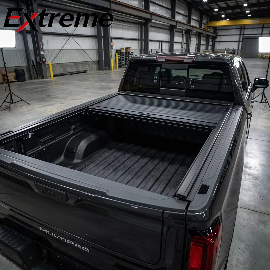 2019 2021 2025 GMC Sierra 1500 At4x 2500 New Roller Lid Pickup Rolling Truck Bed Covers Retractable Tonneau Cover