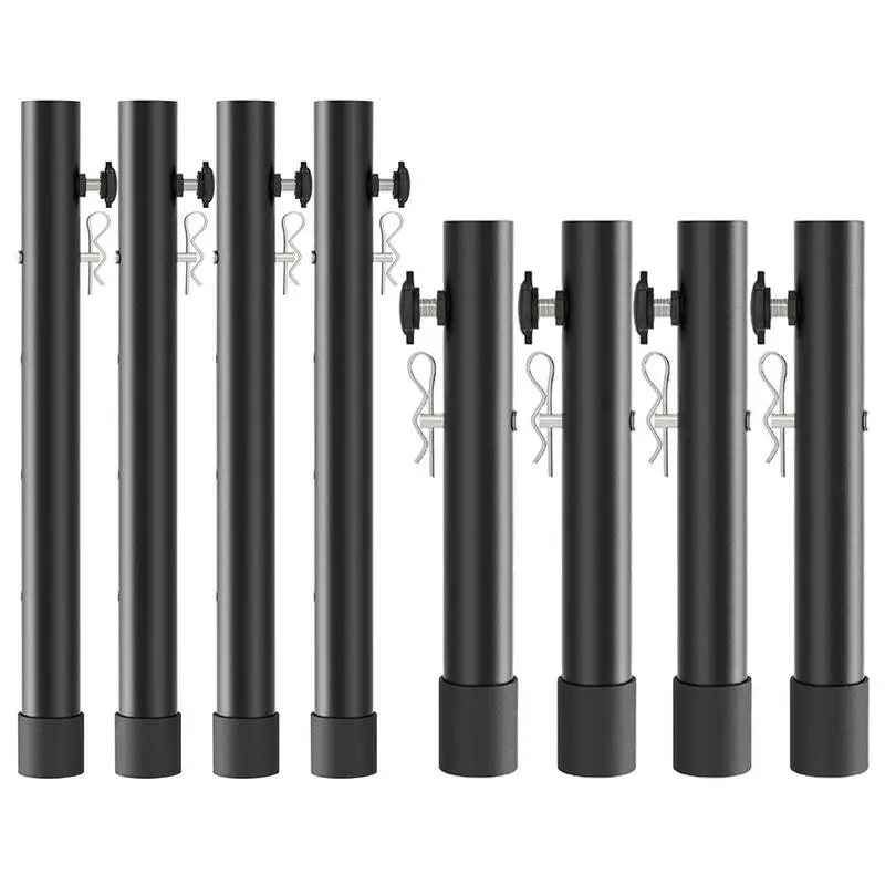 4 Pcs Table Leg Extenders Foldable Desk Risers Easy Use Sturdy Bent Leg Folding Table Extensions For Countertops Cabinets Tables